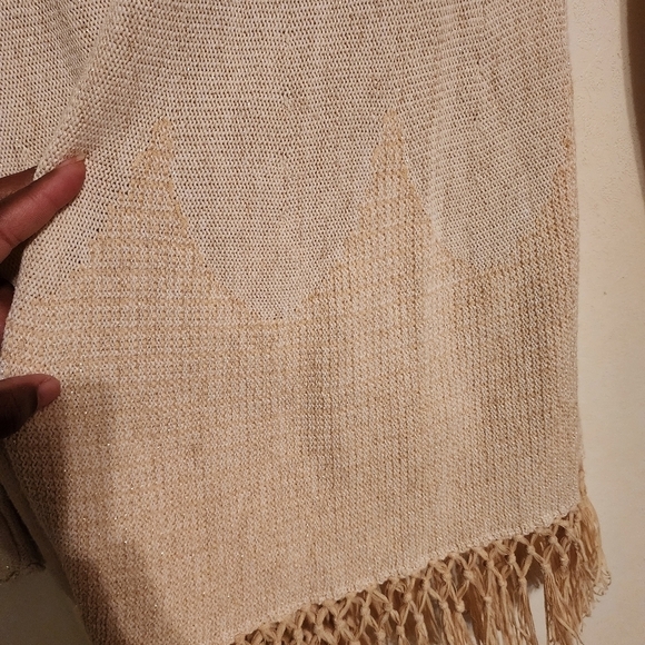 Lilly Pulitzer Tatum Long Fringe Hem Shimmer Open Cardigan Size S - Picture 6 of 13